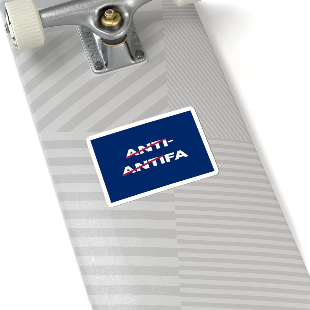 Anti-Antifa Political Sticker — Kiss-Cut Vinyl