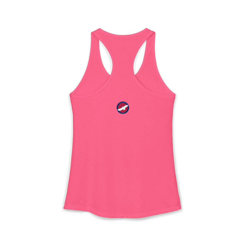 Women's Ideal Racerback Tank -  "Keep Your Pronouns Out Of Our Schools" Political Statement