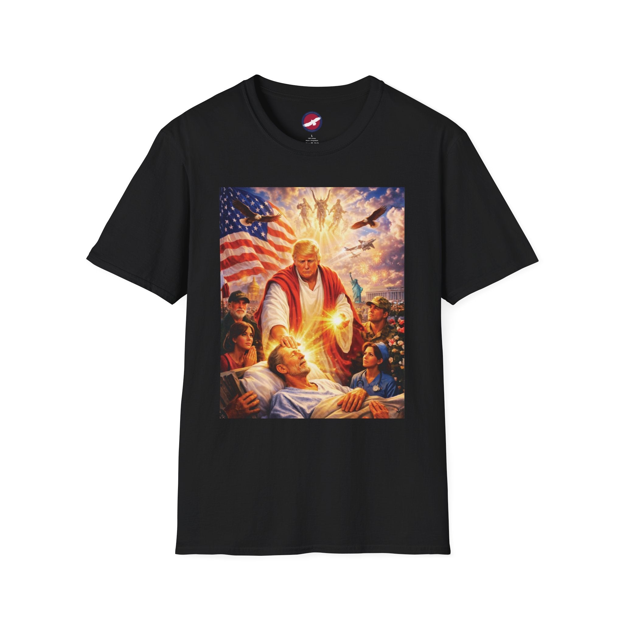 T-Shirt — Patriotic Political Portrait Tee (Donald Trump)