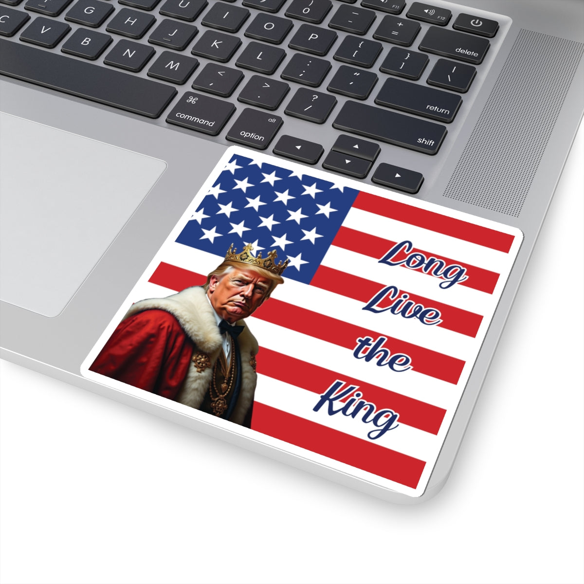 Patriotic 'Long Live the King' Donald Trump Sticker