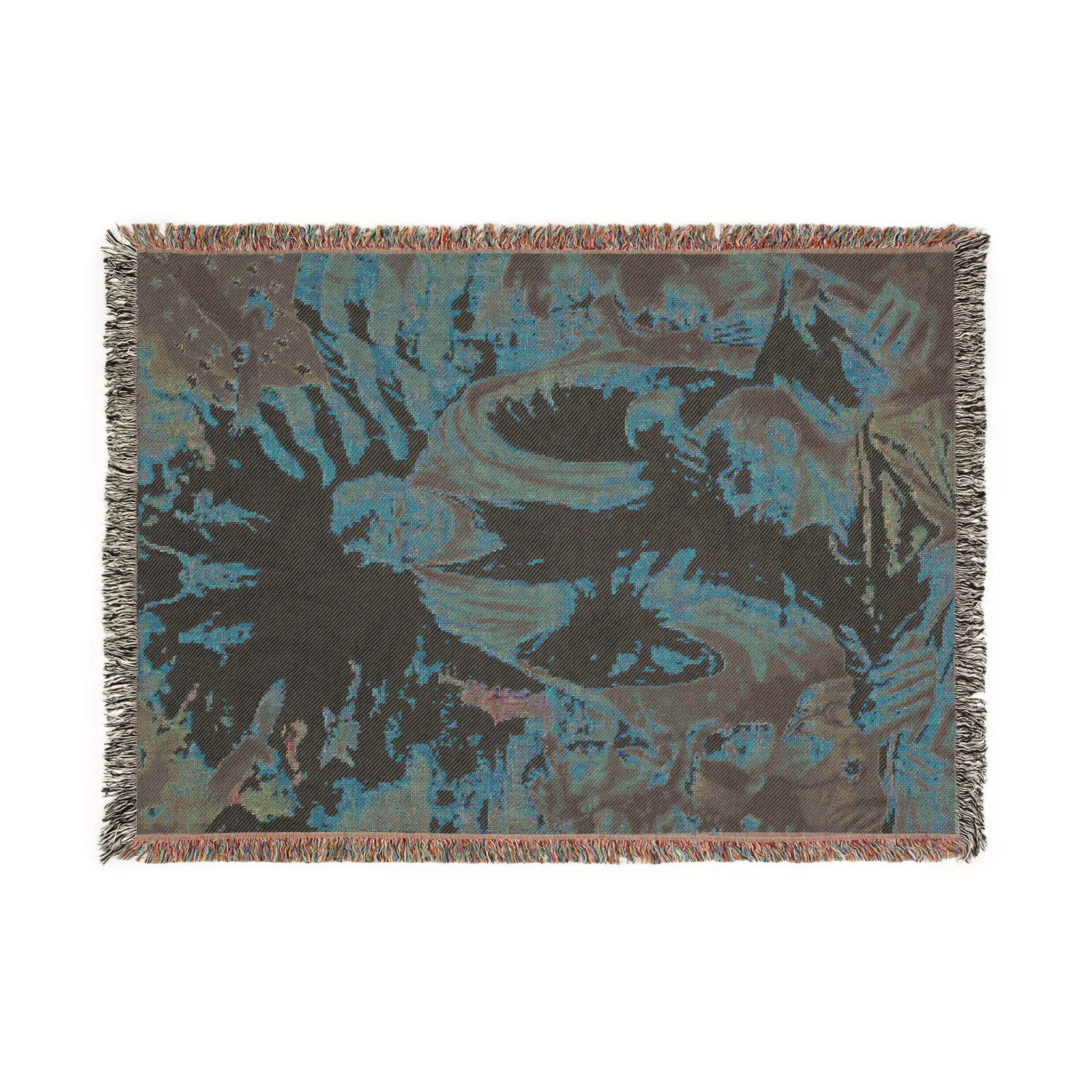 Patriotic Donald Trump Healer Woven Blanket