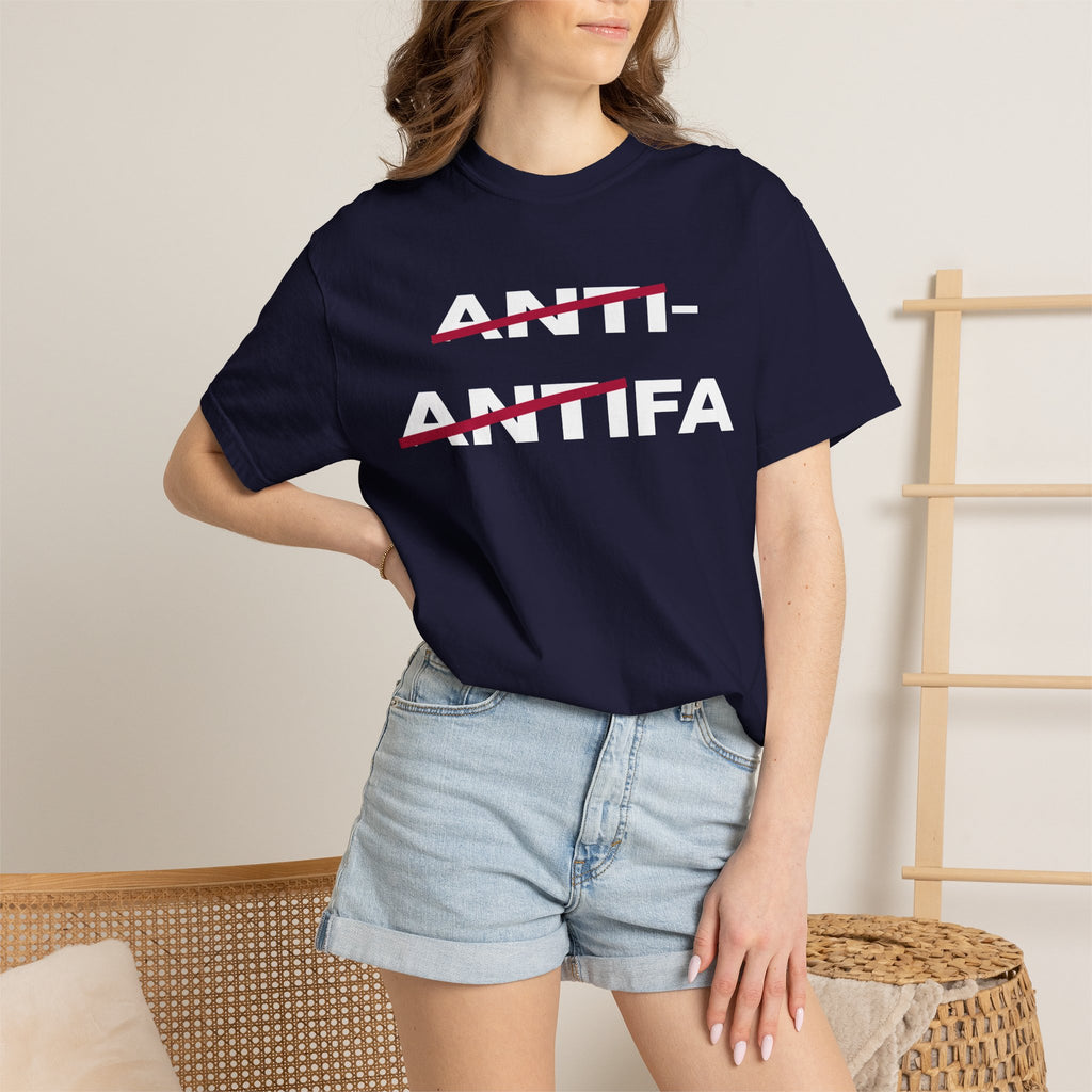 Anti-Antifa Graphic T-Shirt — Political Statement Tee