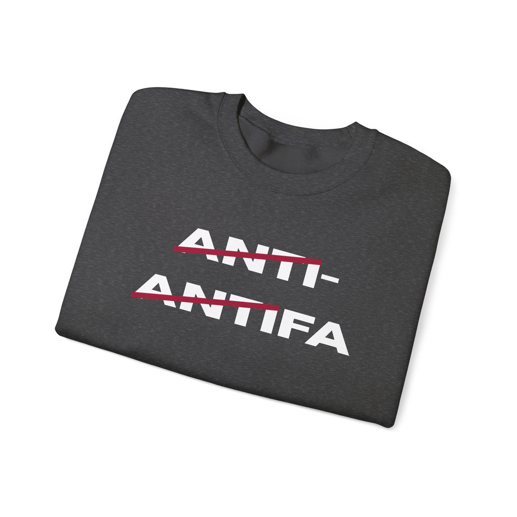 Minimalist Red Brushstroke Crewneck Sweatshirt