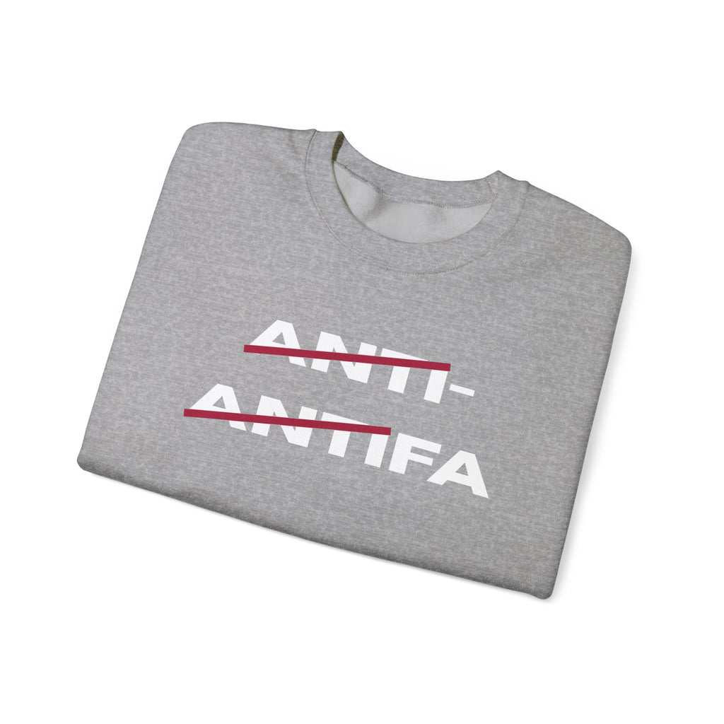 Minimalist Red Brushstroke Crewneck Sweatshirt