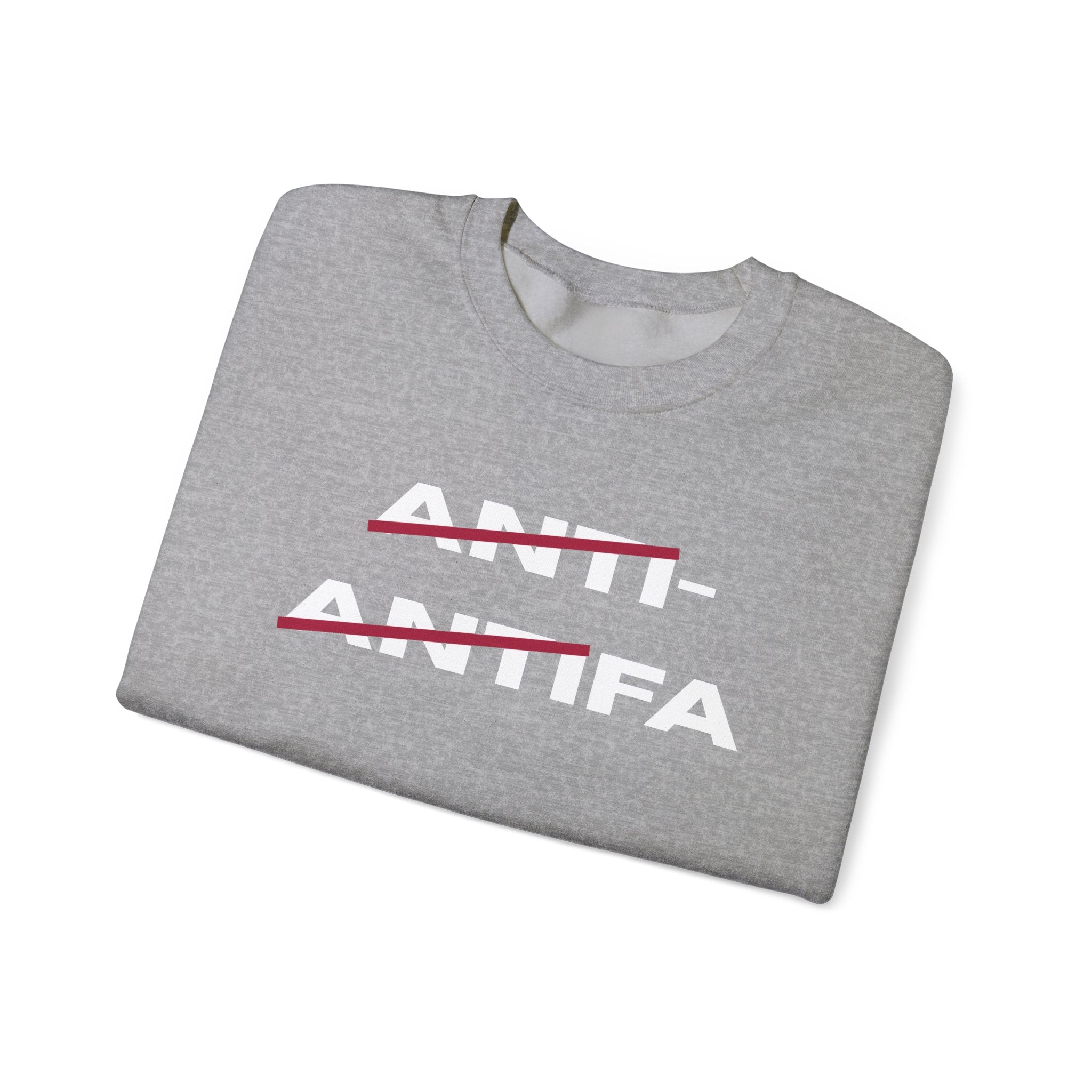 Minimalist Red Brushstroke Crewneck Sweatshirt