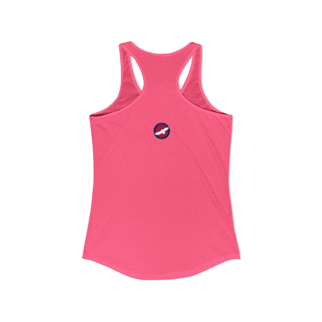Women's Ideal Racerback Tank -  "Keep Your Pronouns Out Of Our Schools" Political Statement