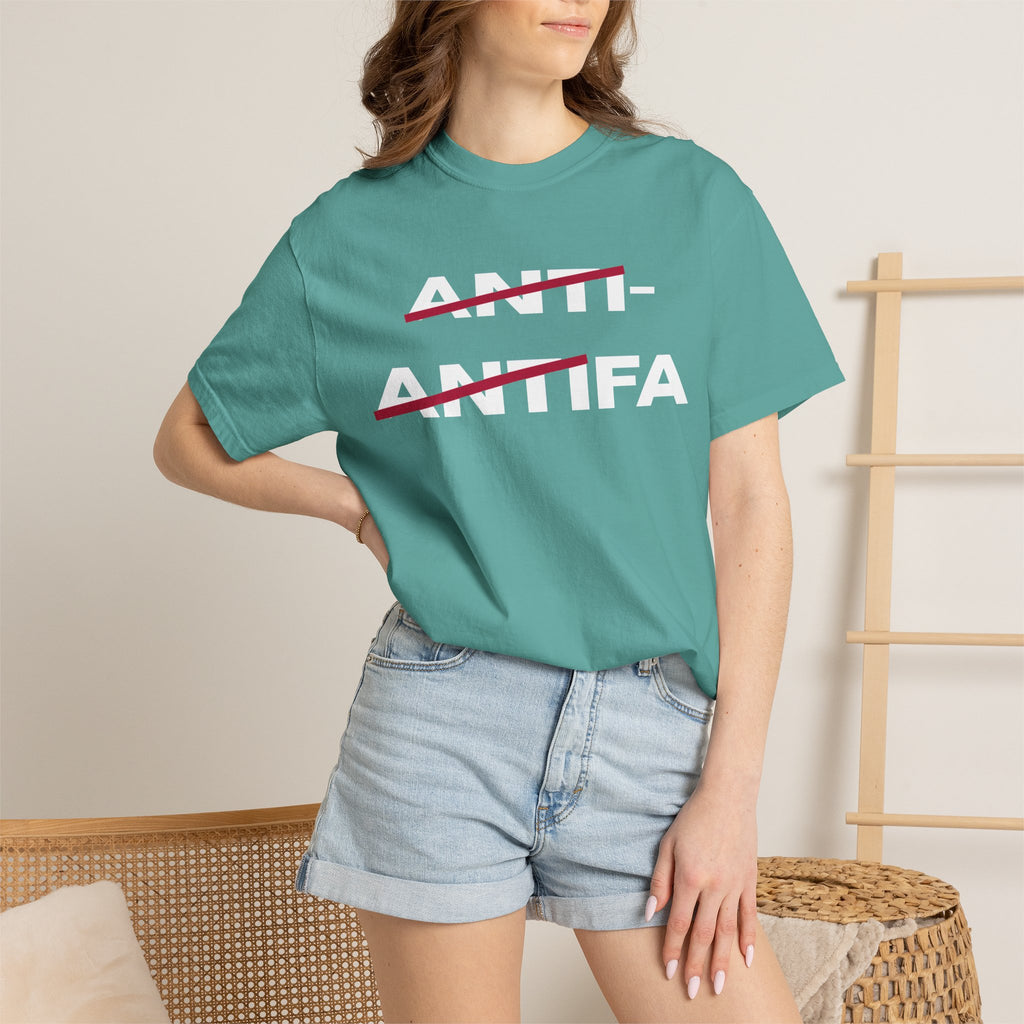 Anti-Antifa Graphic T-Shirt — Political Statement Tee