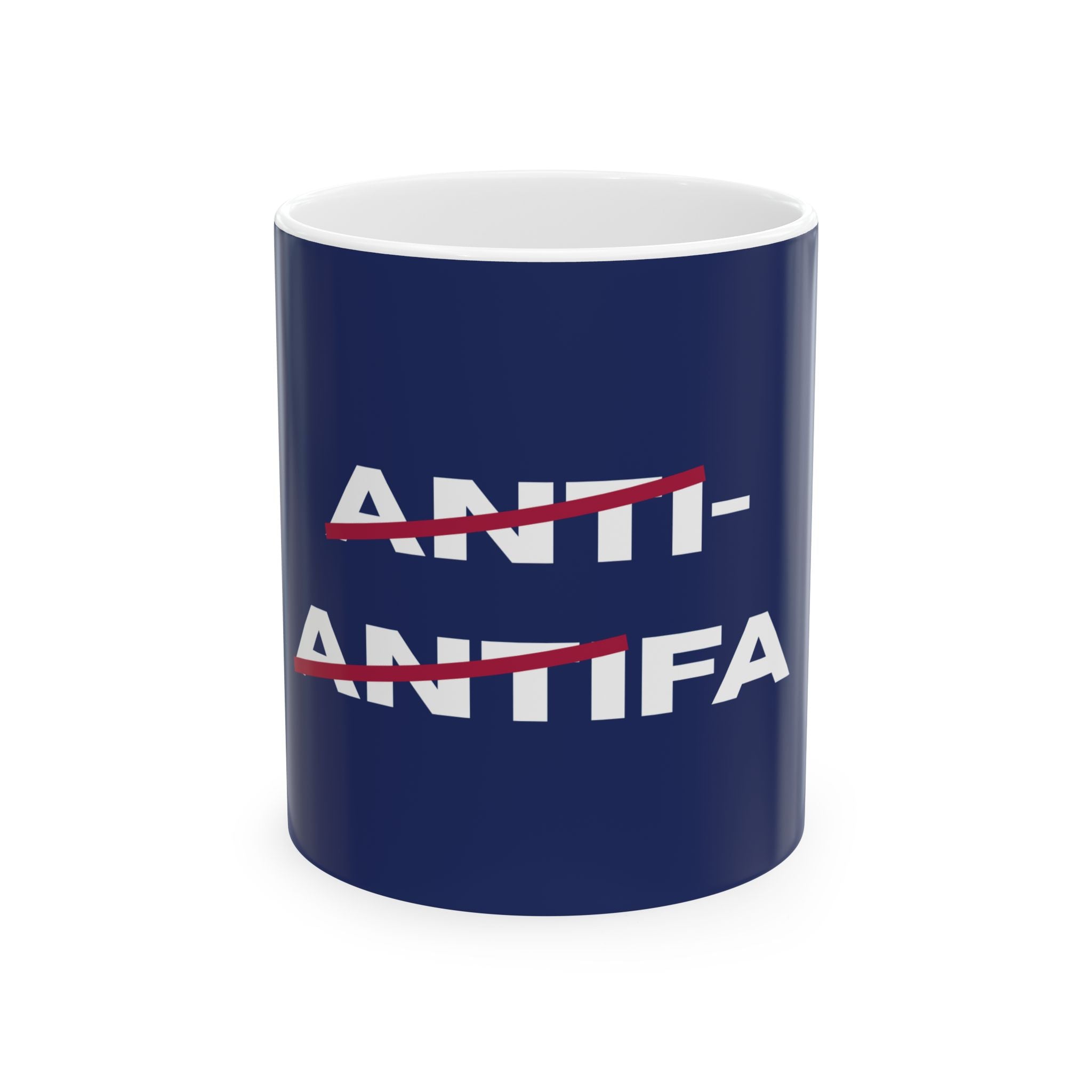 Anti-Antifa Ceramic Mug – Political Statement Coffee Cup (11oz & 15oz)