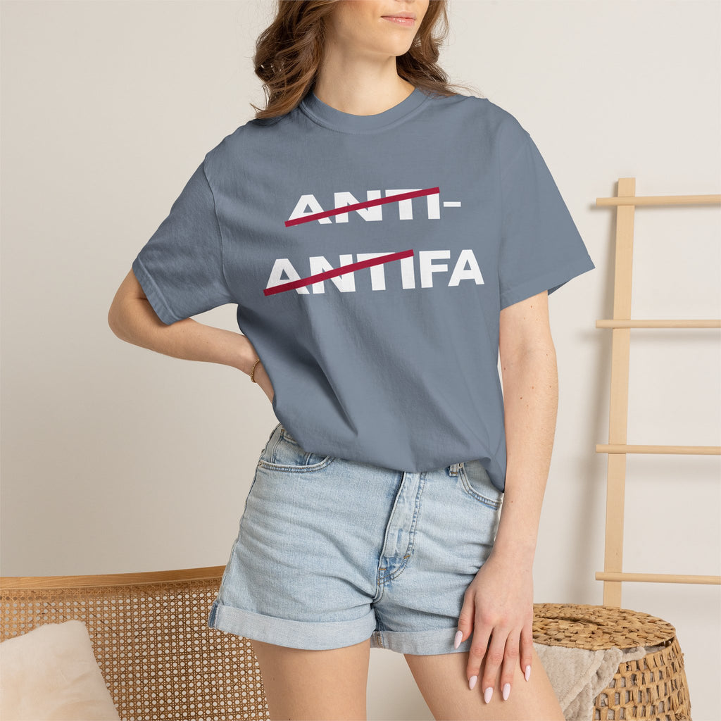 Anti-Antifa Graphic T-Shirt — Political Statement Tee