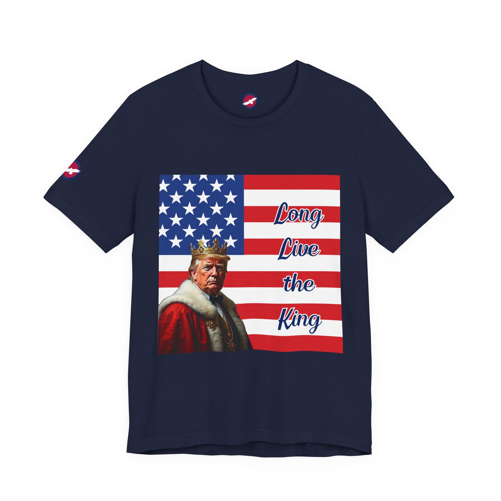 T-Shirt — 'Long Live the King' Patriotic Donald Trump American Flag Tee