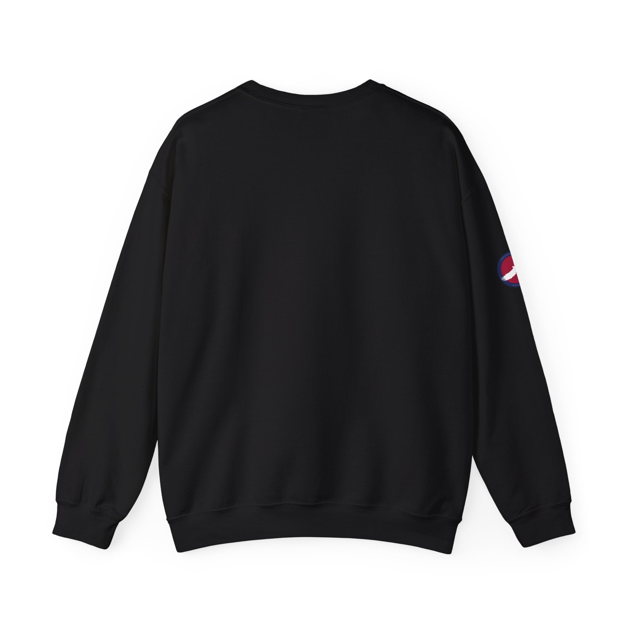 Patriotic Crewneck Sweatshirt - Trump Healing with American Flag Art