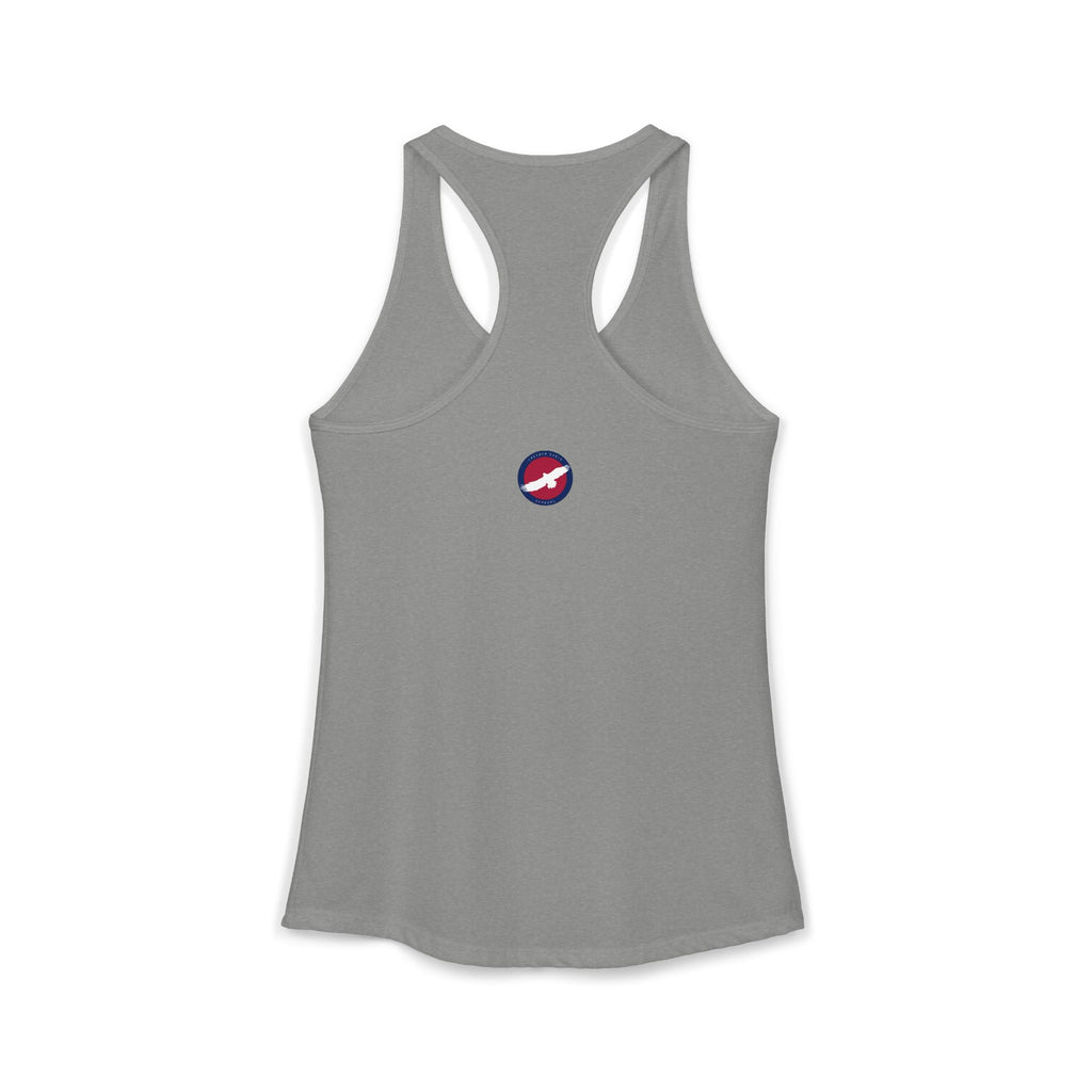 Women's Ideal Racerback Tank -  "Keep Your Pronouns Out Of Our Schools" Political Statement