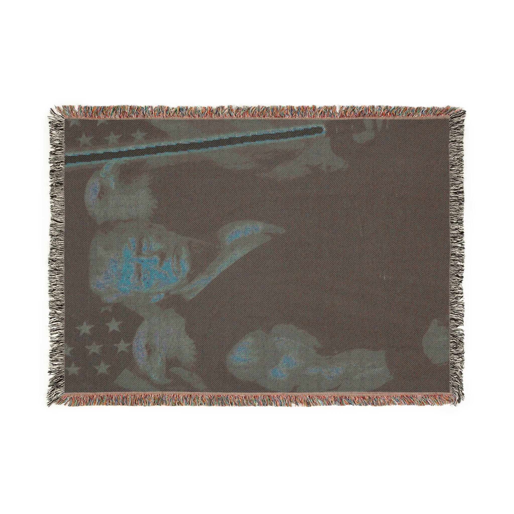 Vintage  Woven Blanket — Jedi Donald Trump Design