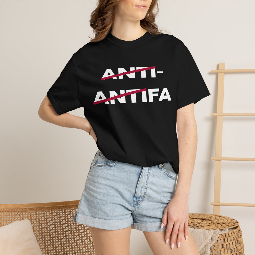 Anti-Antifa Graphic T-Shirt — Political Statement Tee