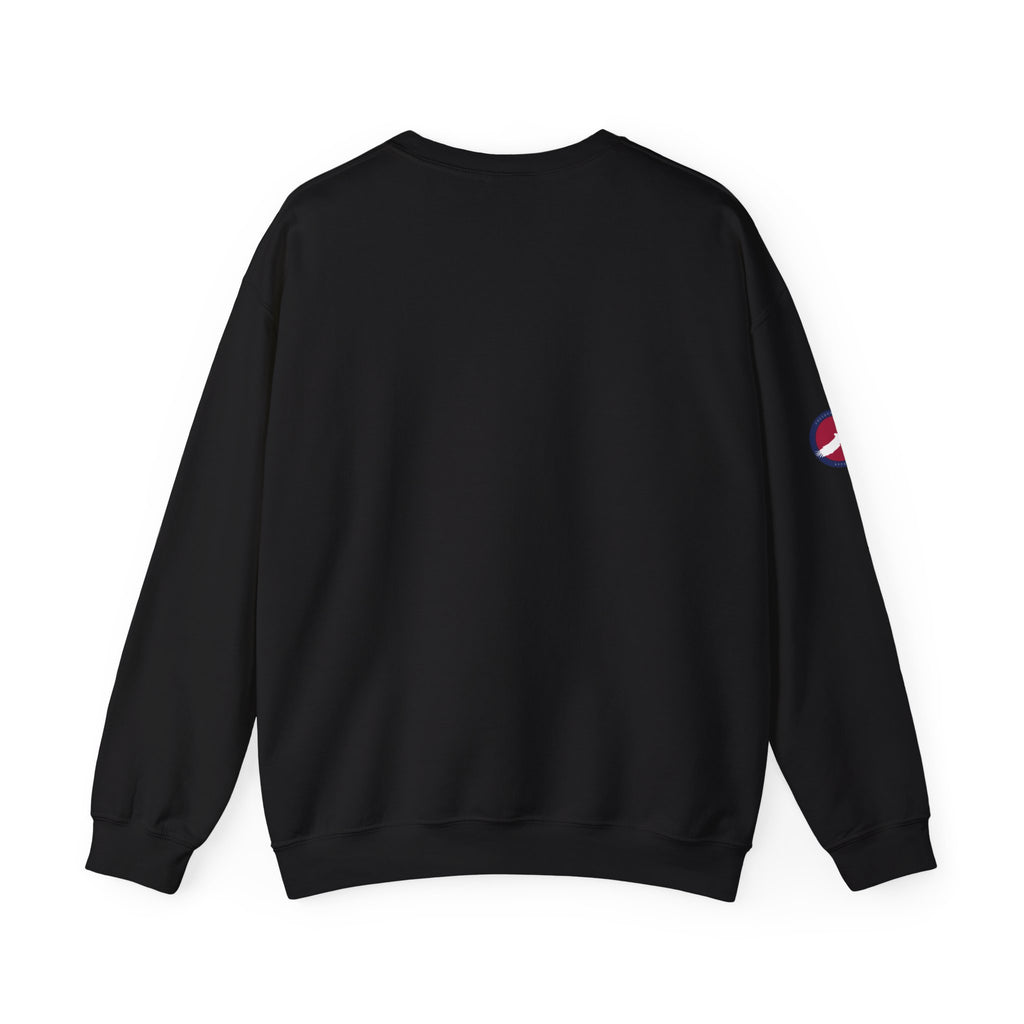 Minimalist Red Brushstroke Crewneck Sweatshirt