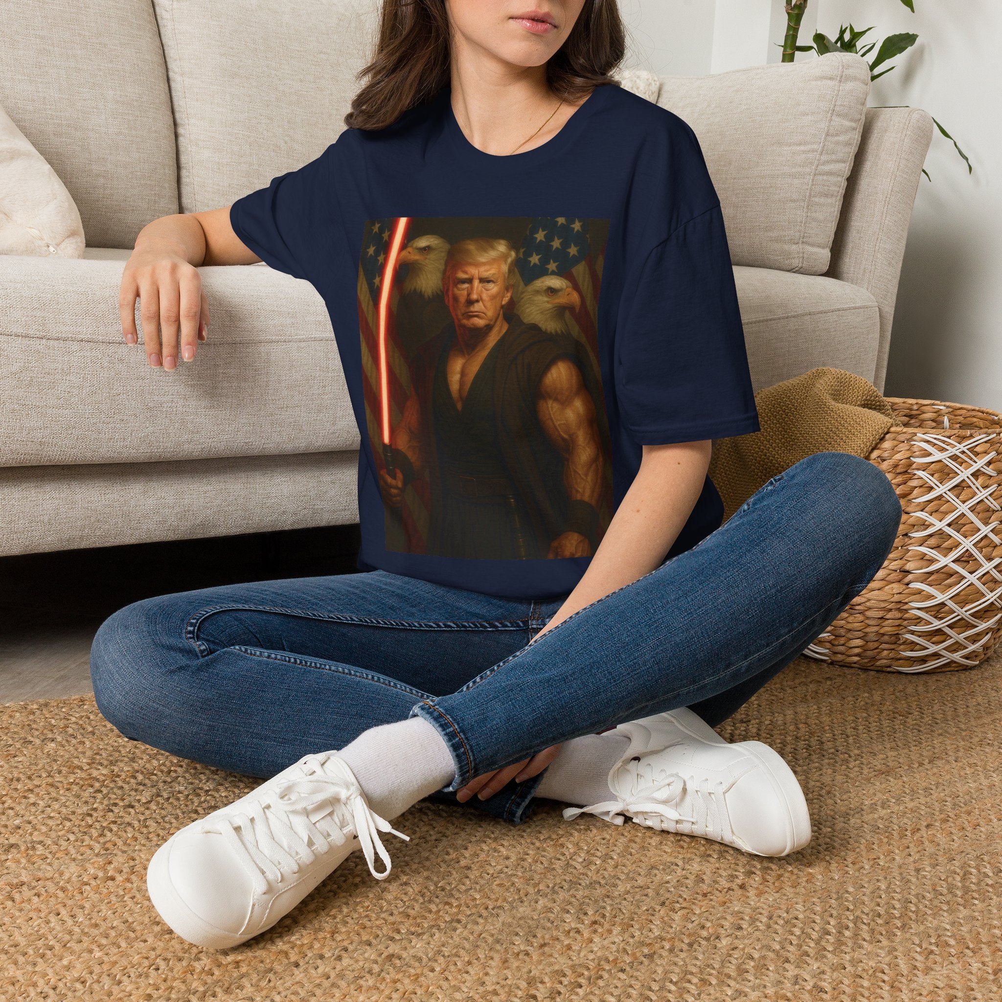 Patriotic Jedi Trump Graphic T-Shirt