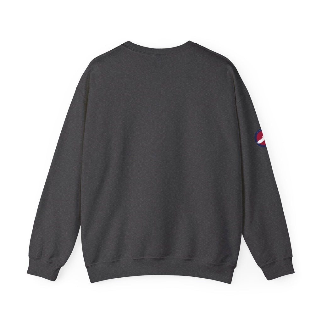 Minimalist Red Brushstroke Crewneck Sweatshirt