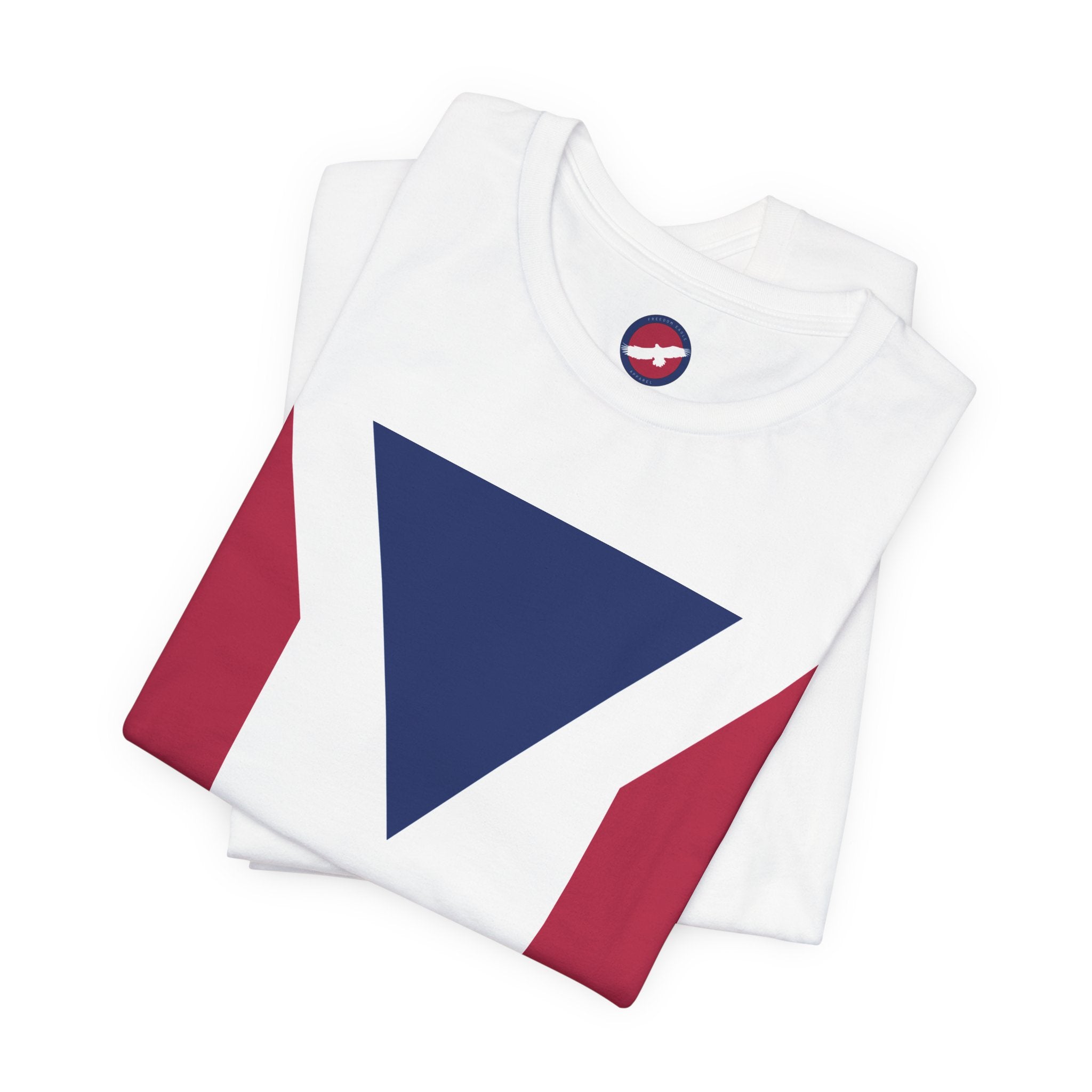 MAGA Stylized Flag Tee — Patriotic 'M' Graphic T-Shirt