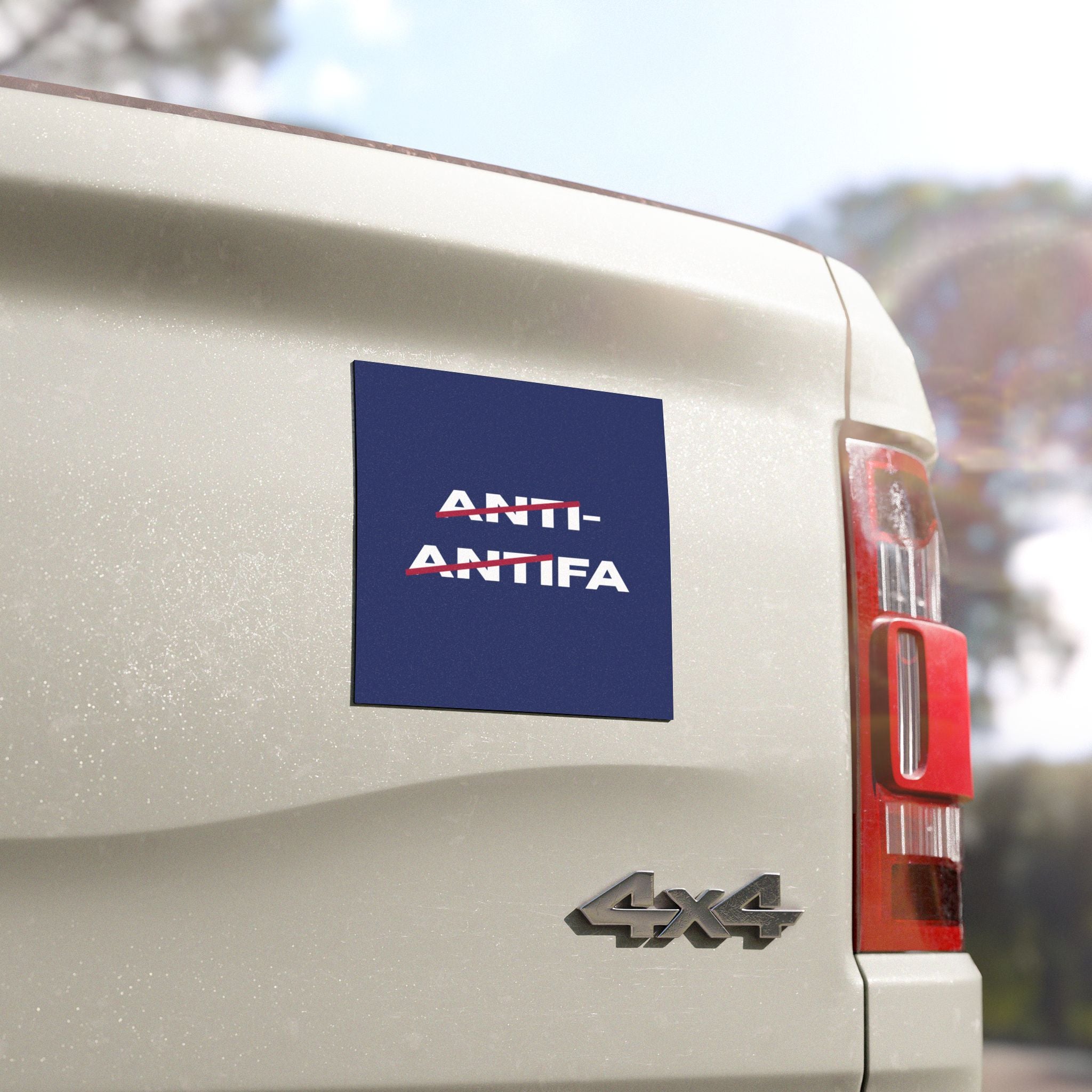 Car Magnet — "ANTI-ANTIFA" Political Statement Magnet