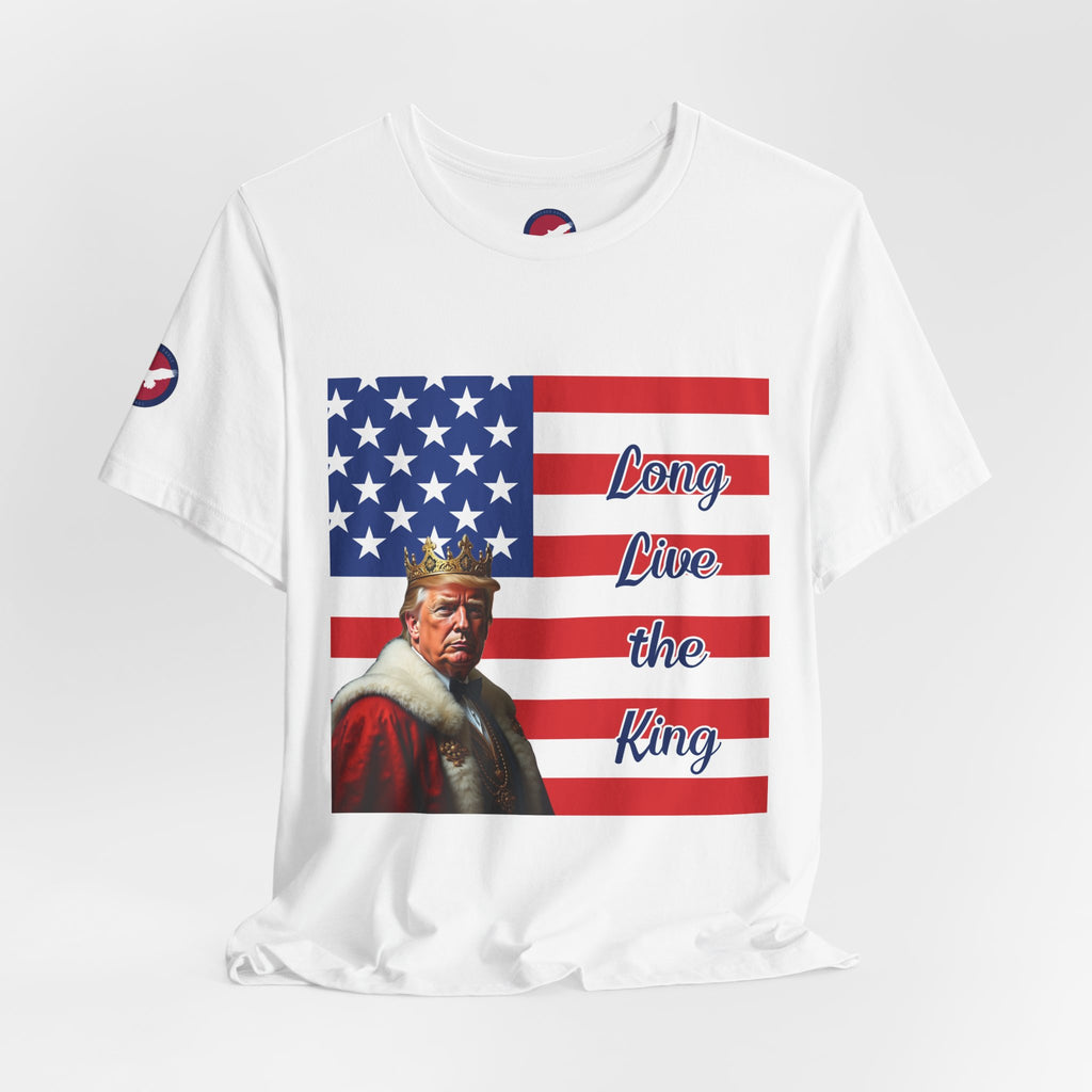 T-Shirt — 'Long Live the King' Patriotic American Flag Tee