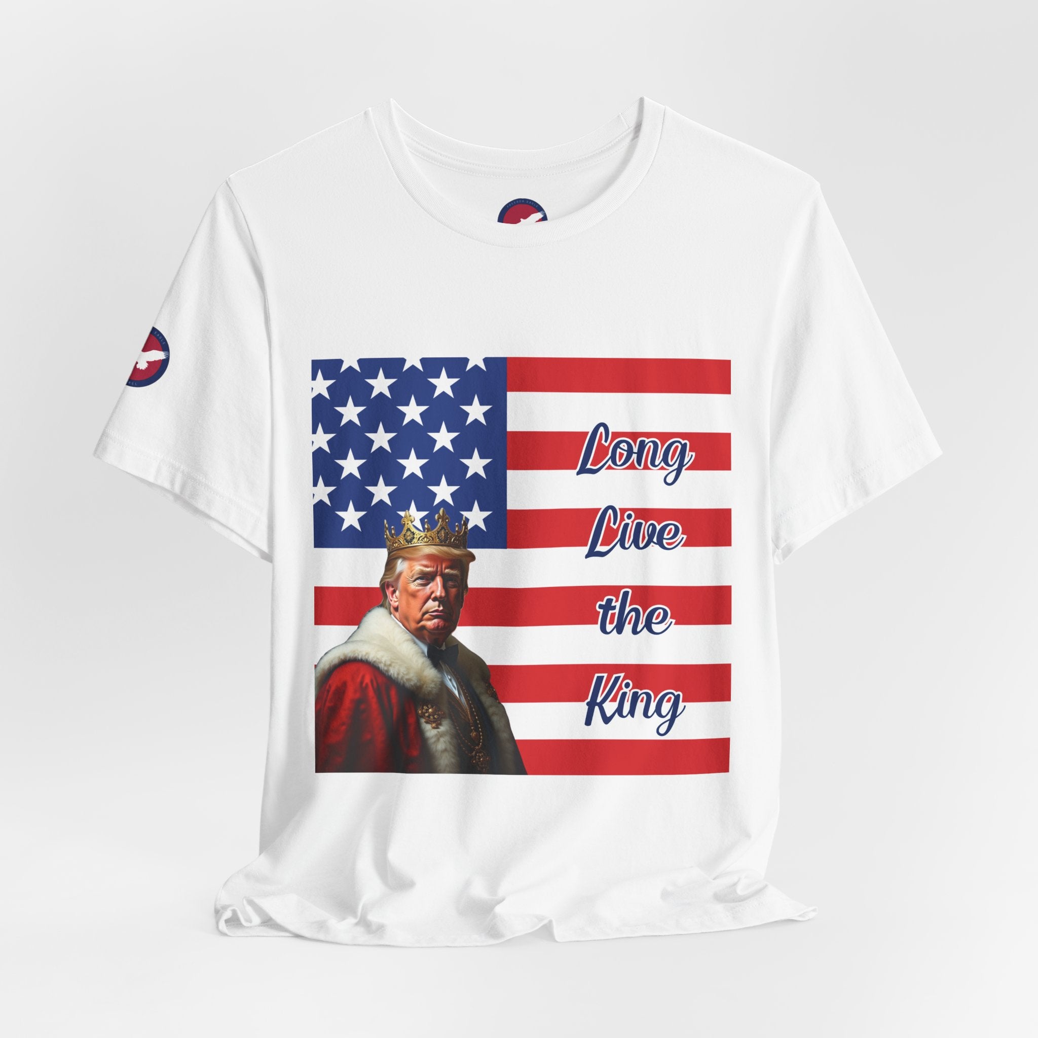 T-Shirt — 'Long Live the King' Patriotic American Flag Tee