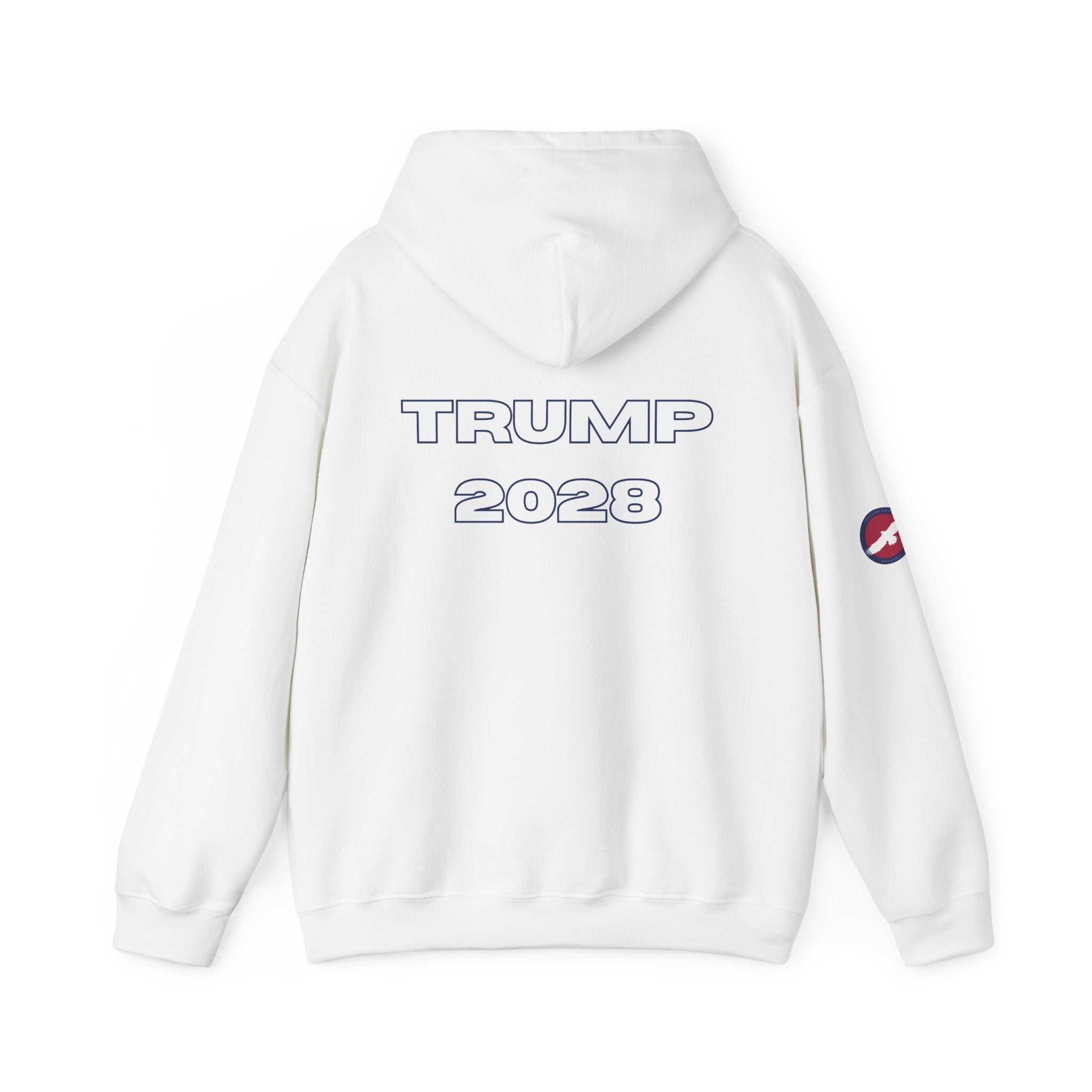 Patriotic Donald Trump Hoodie — 'Long Live the King' Graphic Hooded Sweatshirt