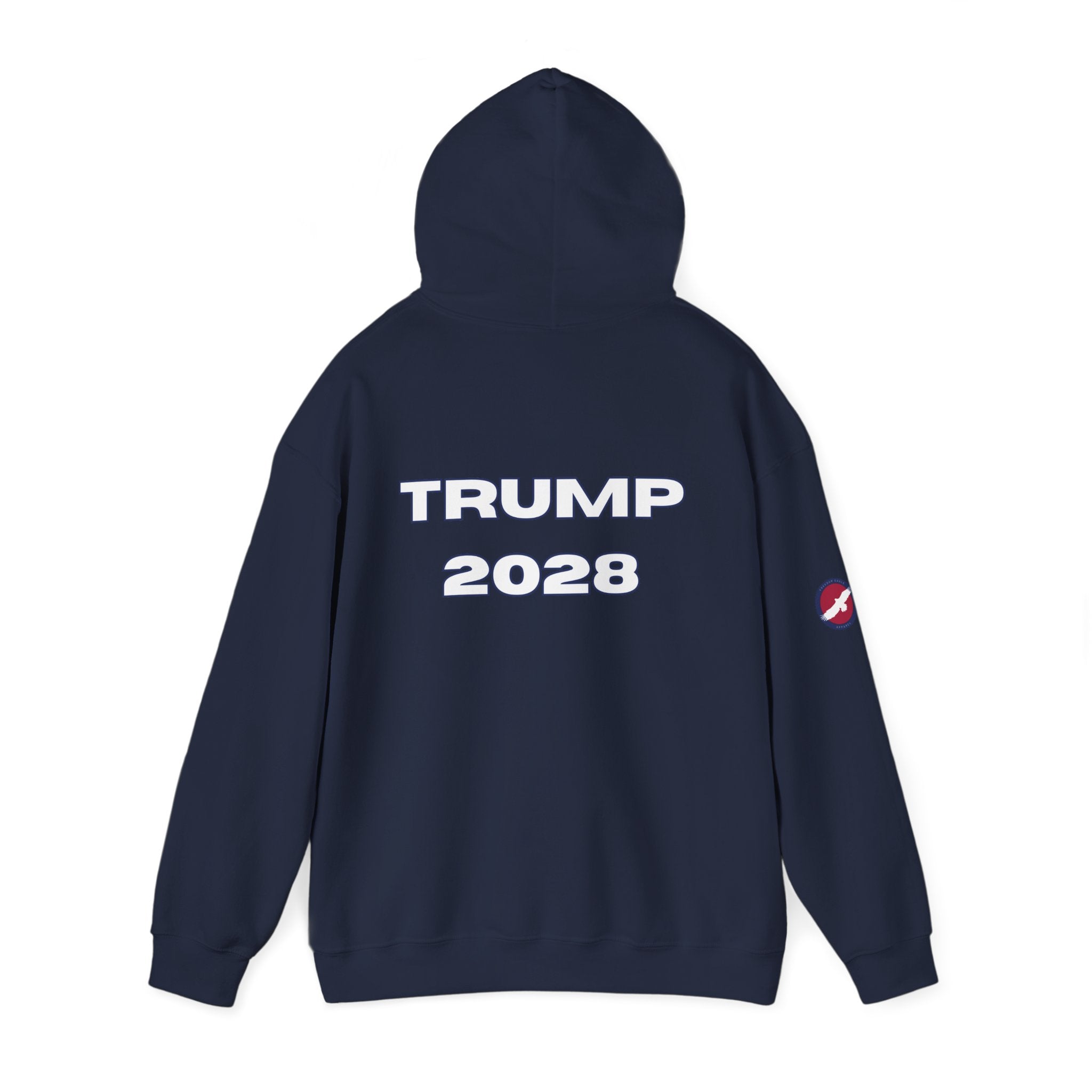 Patriotic Donald Trump Hoodie — 'Long Live the King' Graphic Hooded Sweatshirt