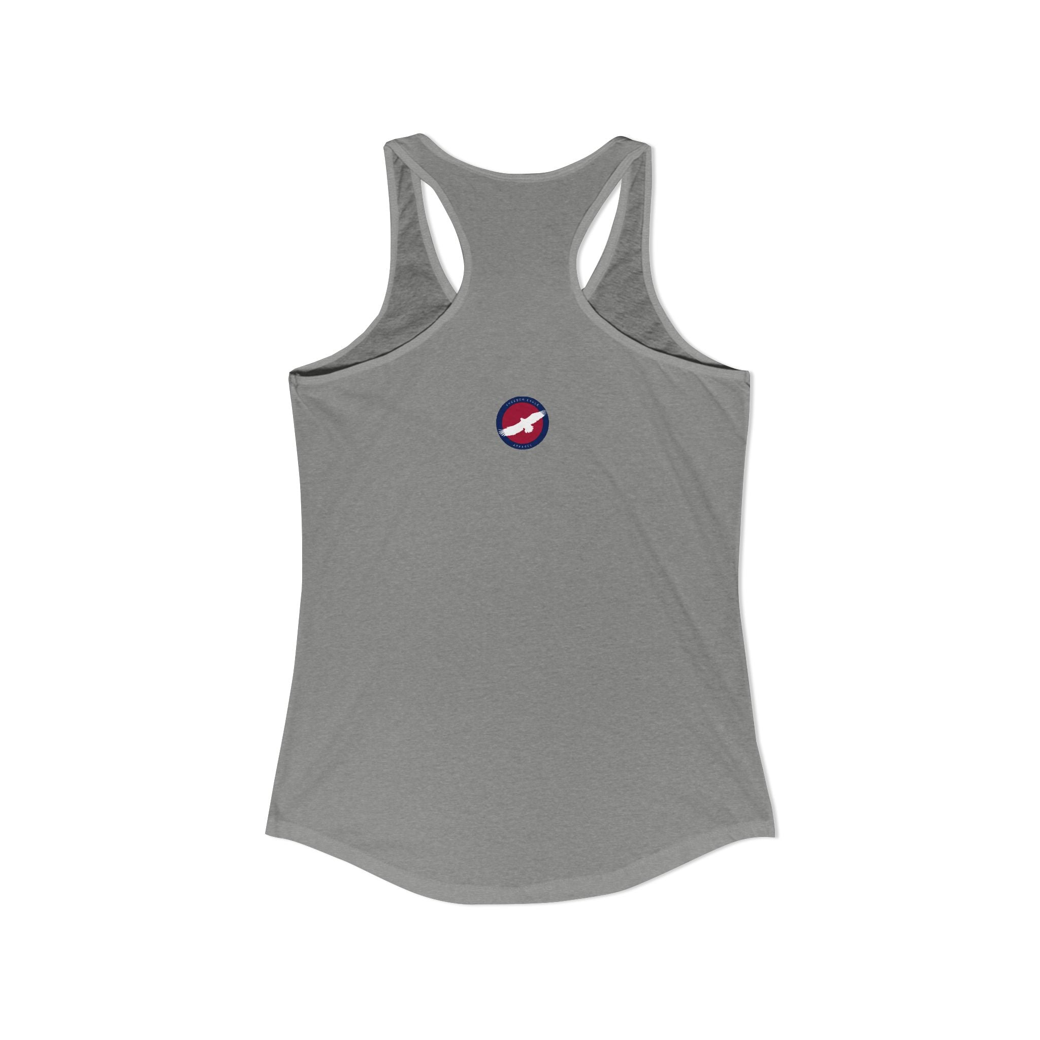 Women's Ideal Racerback Tank -  "Keep Your Pronouns Out Of Our Schools" Political Statement