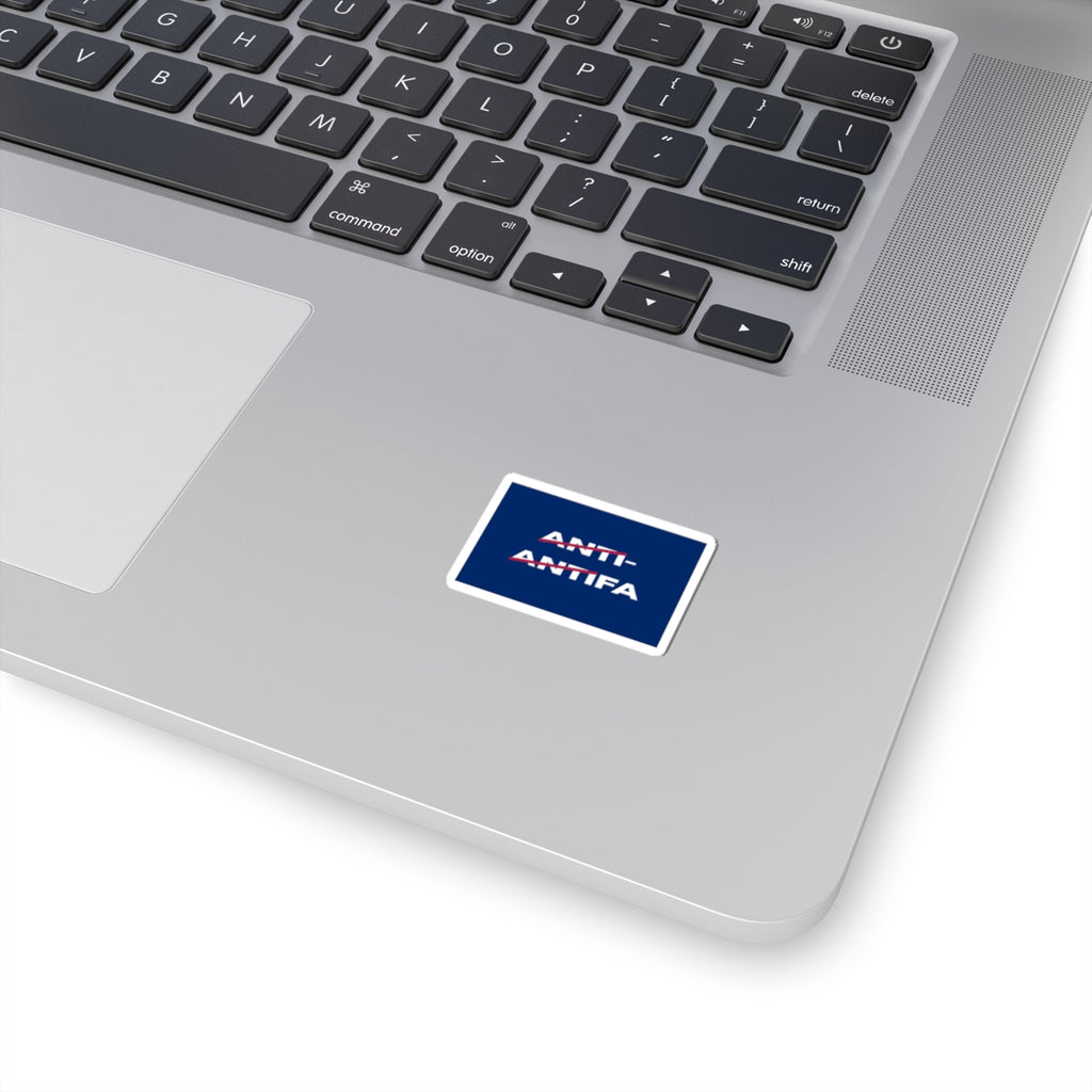 Anti-Antifa Political Sticker — Kiss-Cut Vinyl