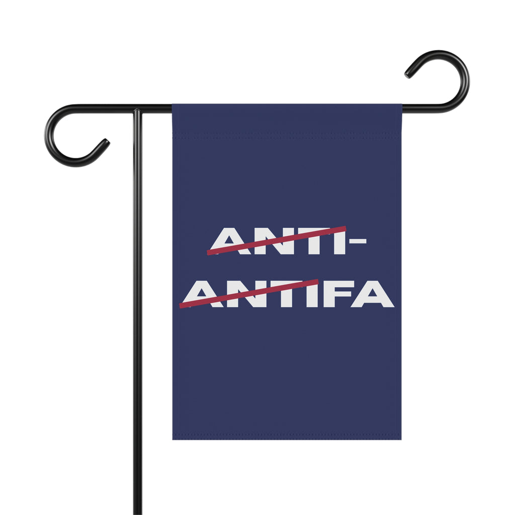 Garden Flag — Anti-Antifa Text Design