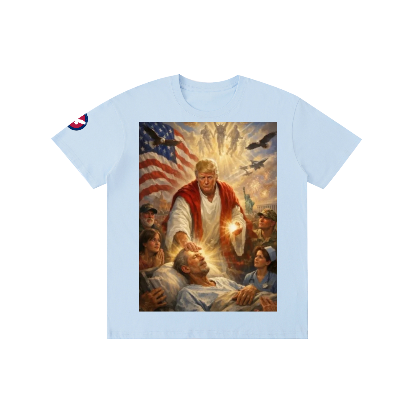 tshirt,healer,trump,political,conservative,patriotic