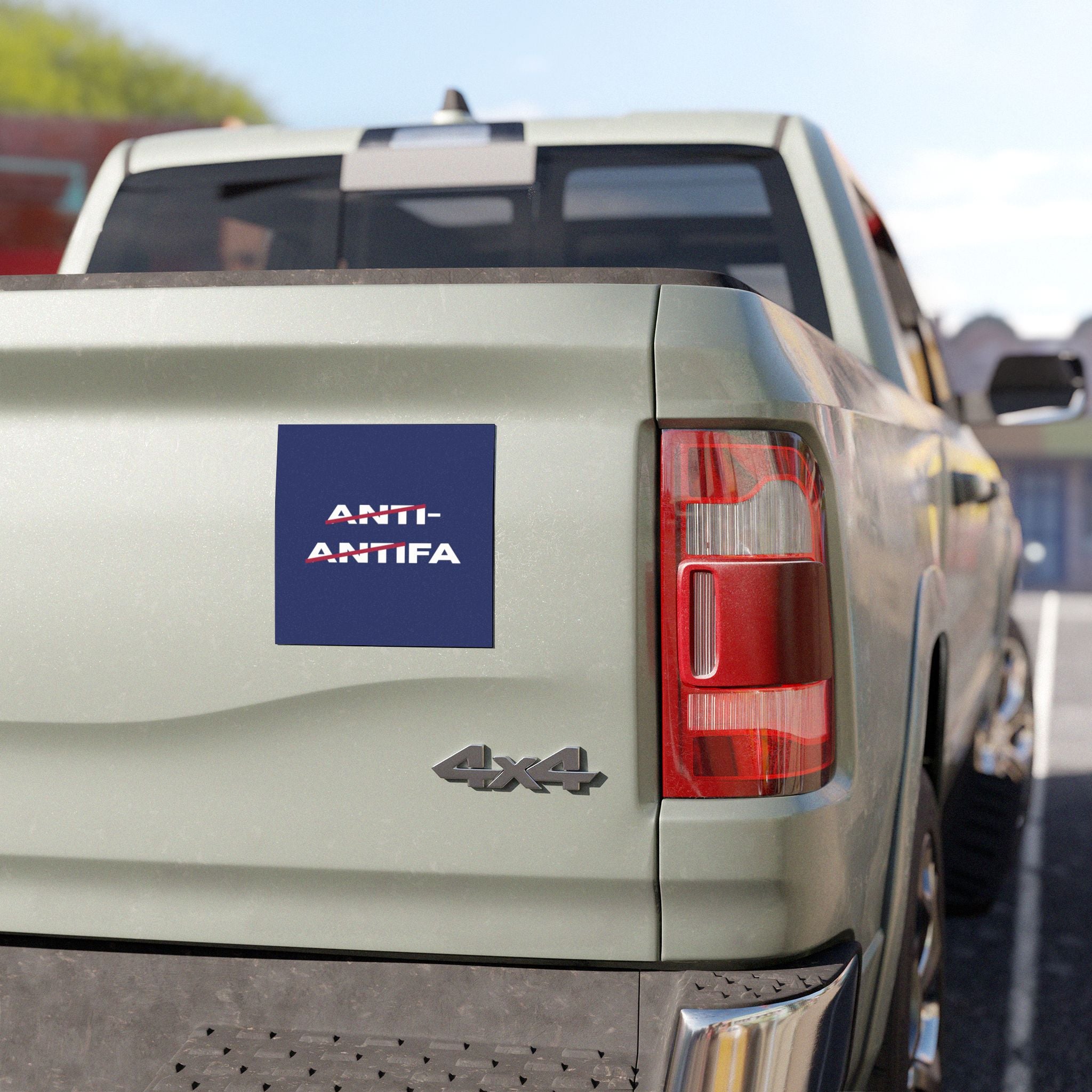 Car Magnet — "ANTI-ANTIFA" Political Statement Magnet