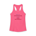 Women's Ideal Racerback Tank -  "Keep Your Pronouns Out Of Our Schools" Political Statement