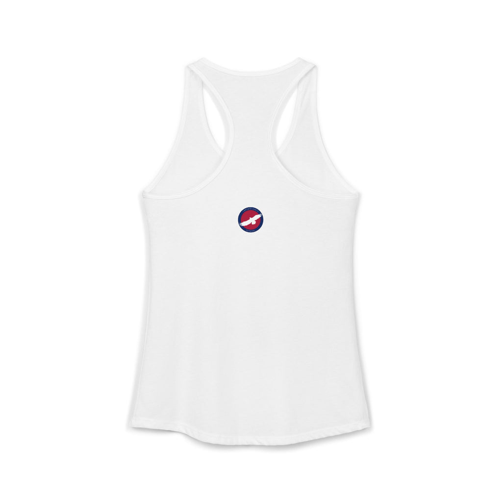 Women's Ideal Racerback Tank -  "Keep Your Pronouns Out Of Our Schools" Political Statement