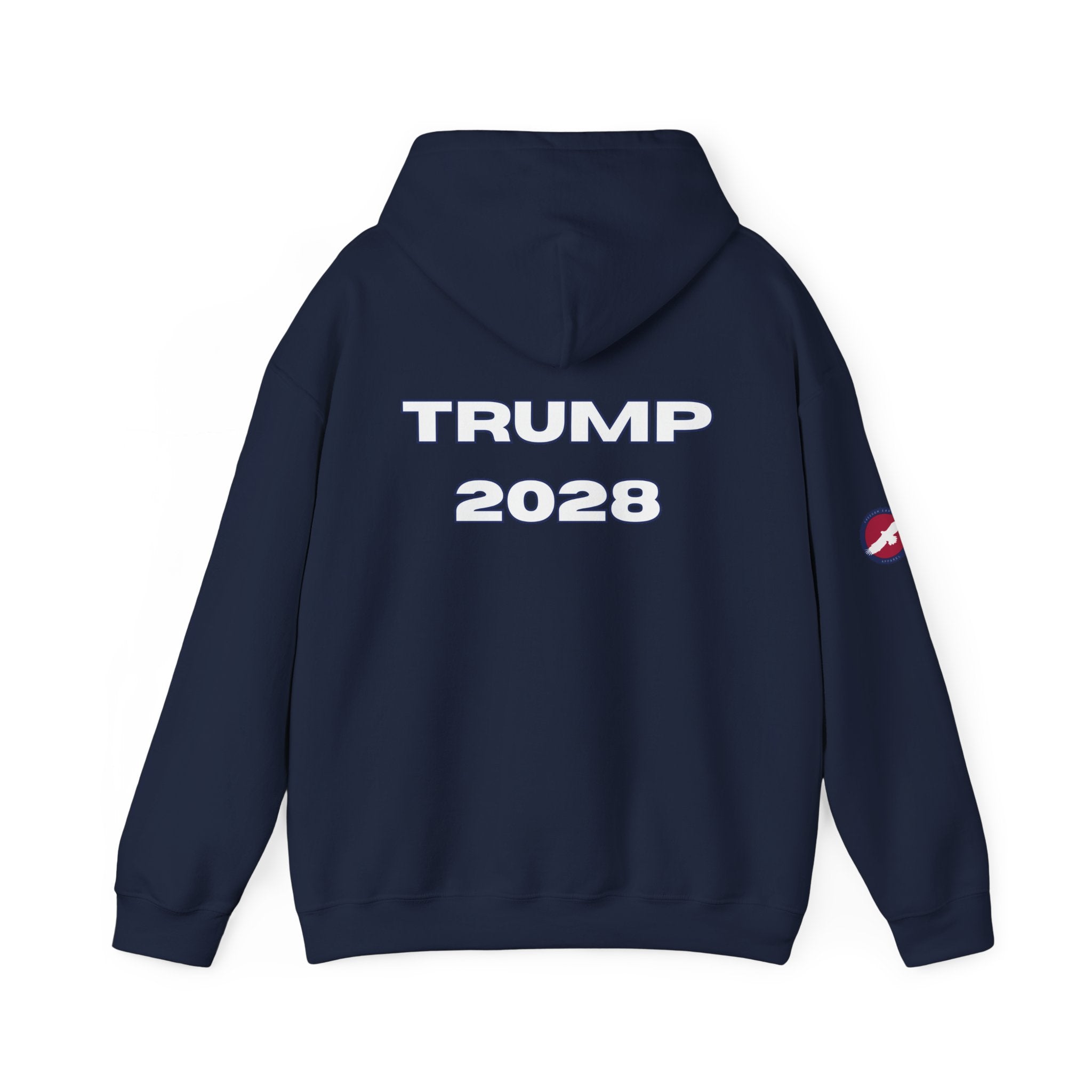 Patriotic Donald Trump Hoodie — 'Long Live the King' Graphic Hooded Sweatshirt