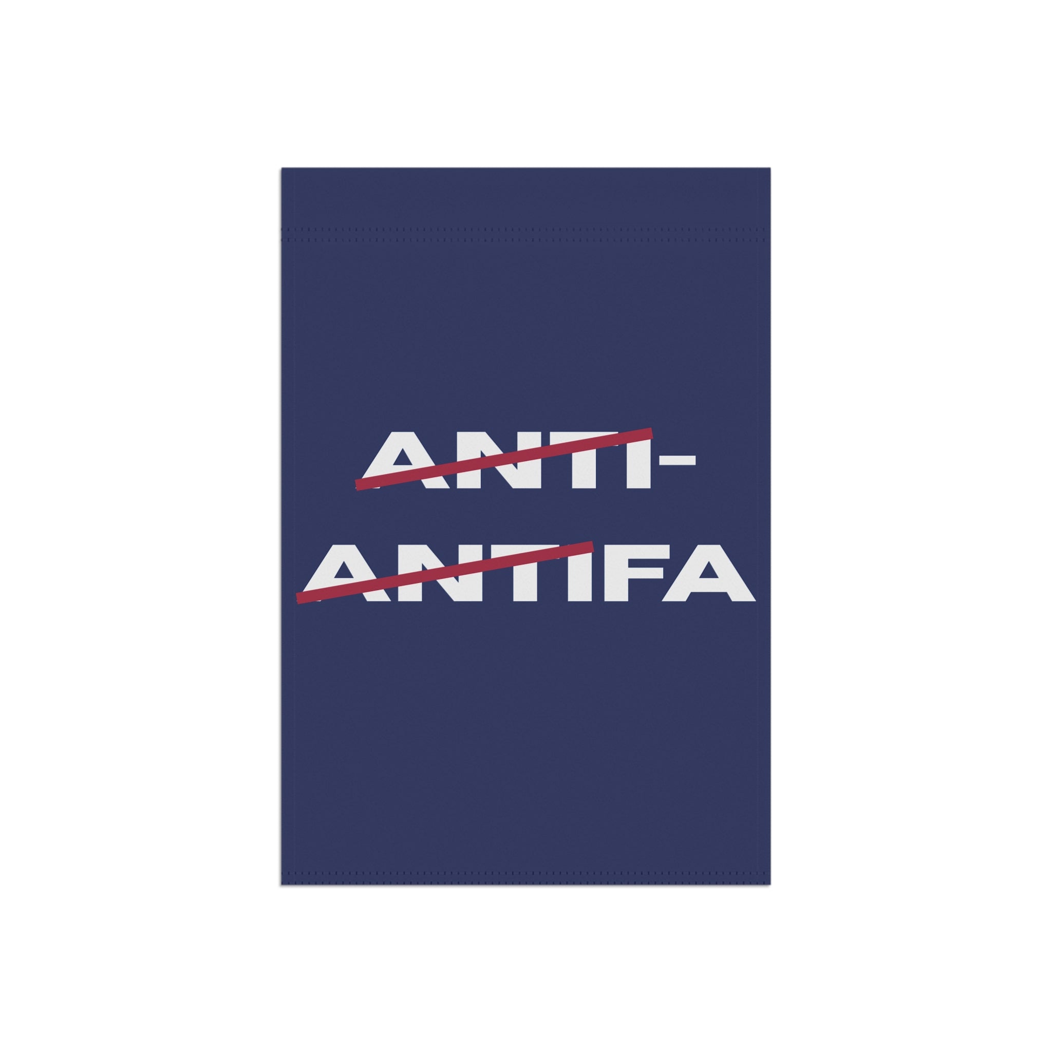 Garden Flag — Anti-Antifa Text Design