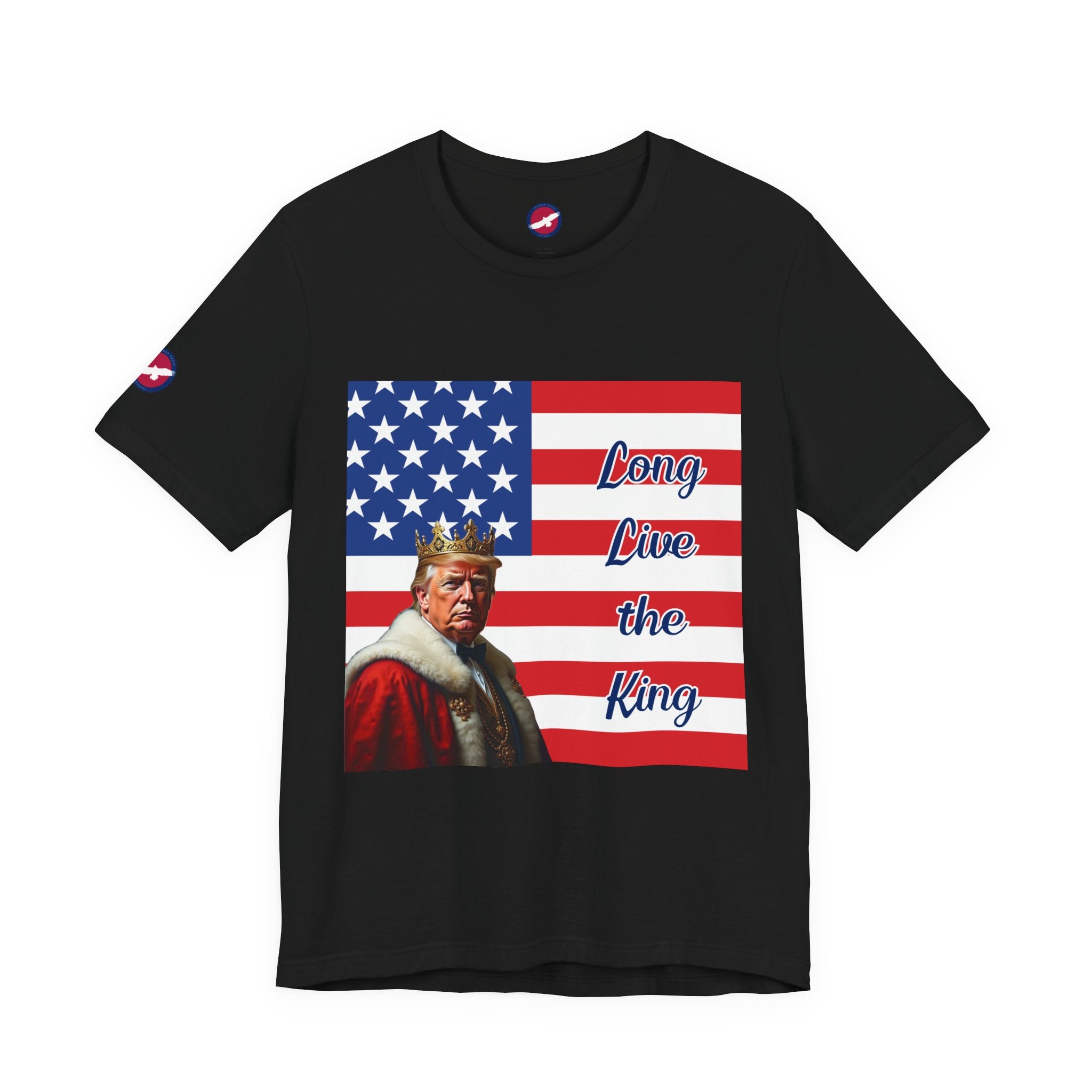 T-Shirt — 'Long Live the King' Patriotic Donald Trump American Flag Tee