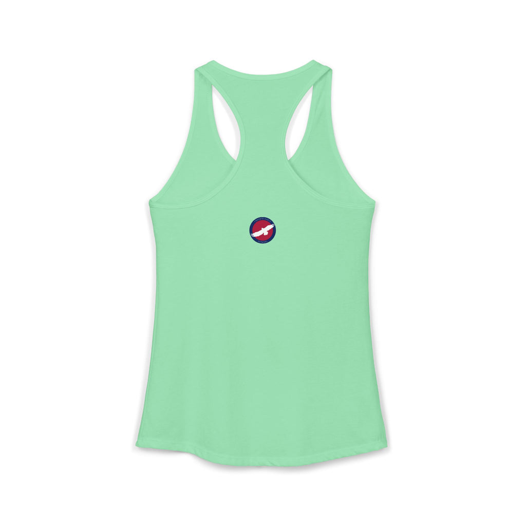 Women's Ideal Racerback Tank -  "Keep Your Pronouns Out Of Our Schools" Political Statement