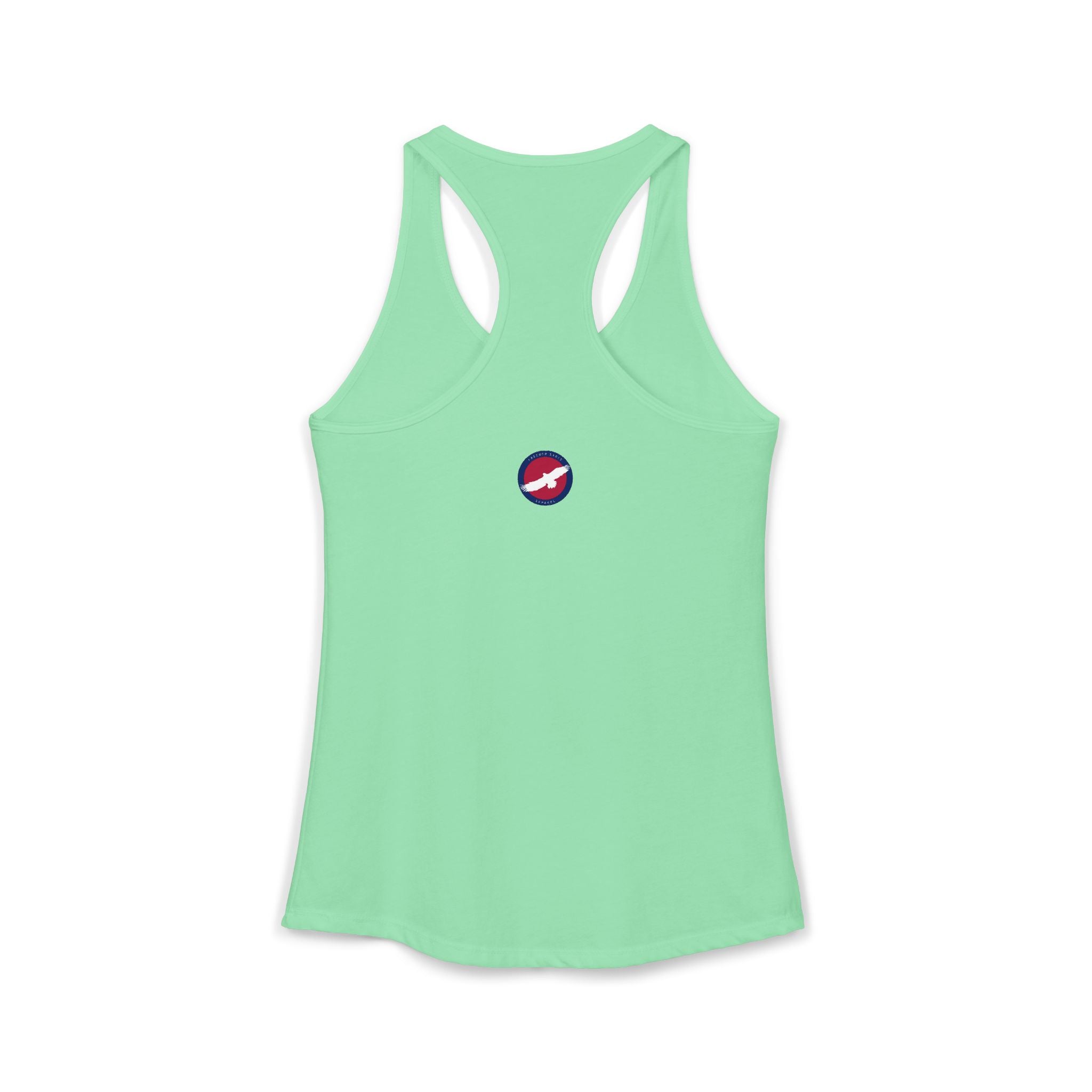 Women's Ideal Racerback Tank -  "Keep Your Pronouns Out Of Our Schools" Political Statement