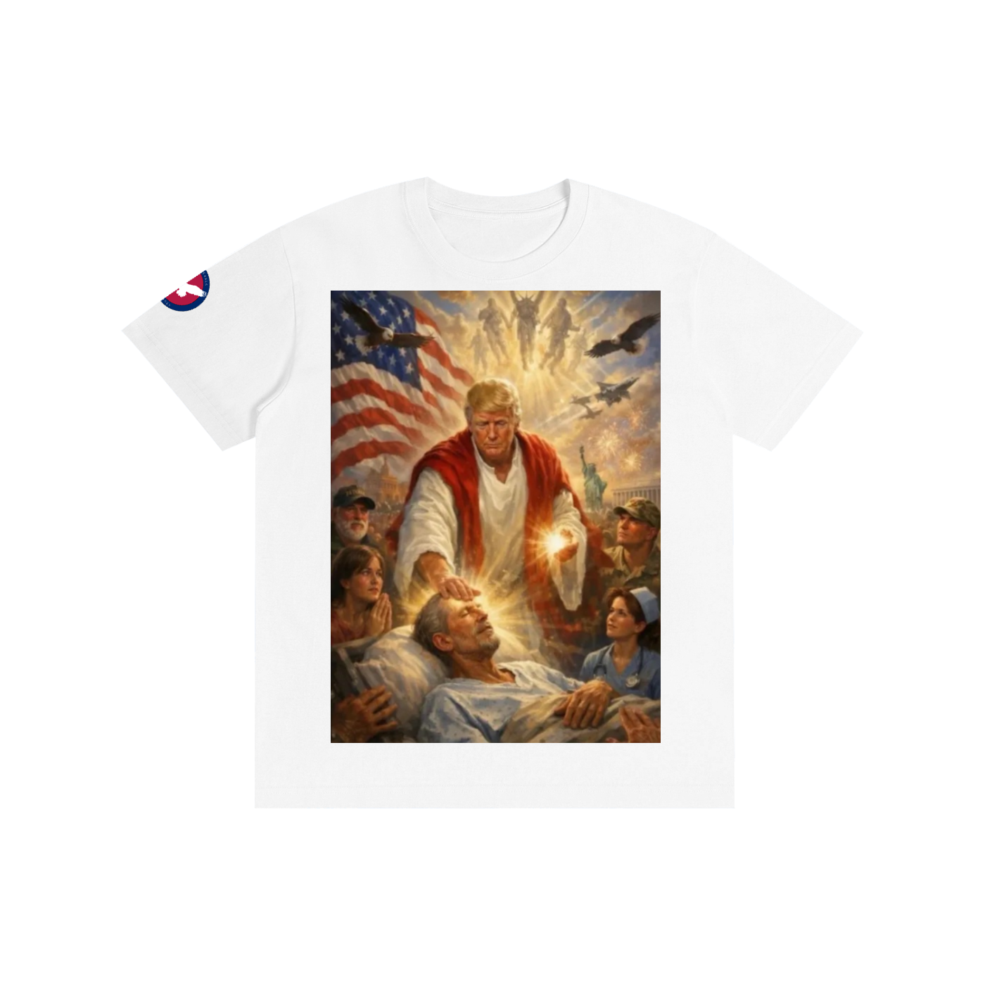 tshirt,healer,trump,political,conservative,patriotic