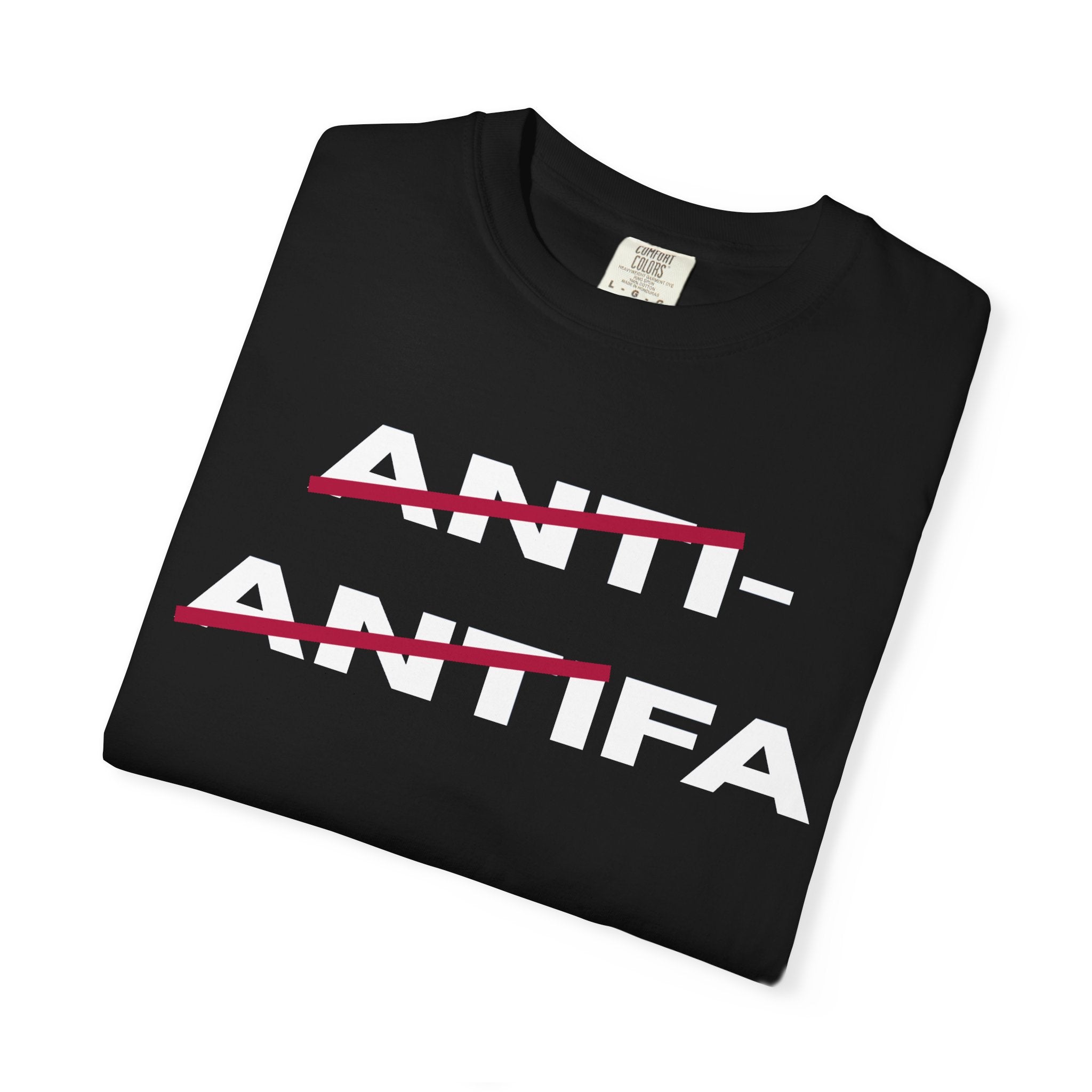 Anti-Antifa Graphic T-Shirt — Political Statement Tee