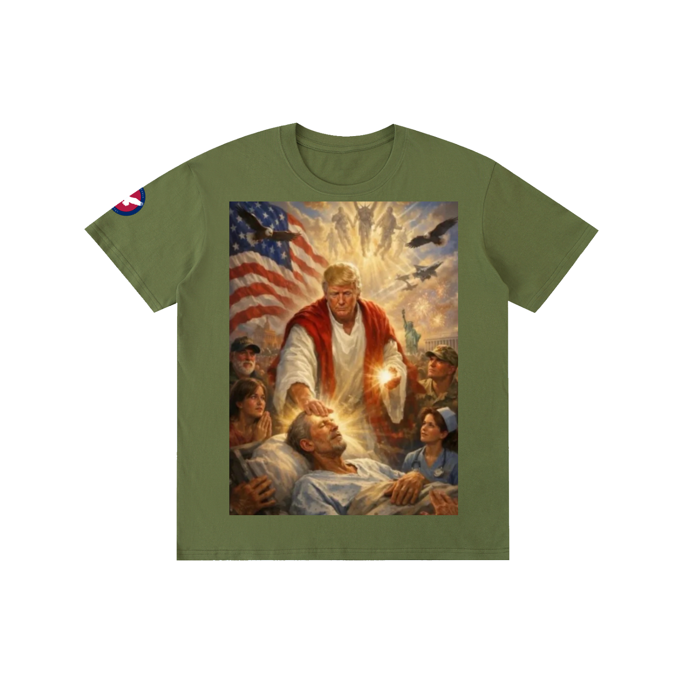 tshirt,healer,trump,political,conservative,patriotic