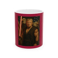 Patriotic Jedi Warrior Mug — Fantasy Lightsaber Coffee Cup