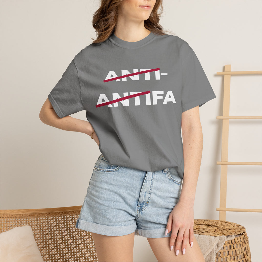 Anti-Antifa Graphic T-Shirt — Political Statement Tee