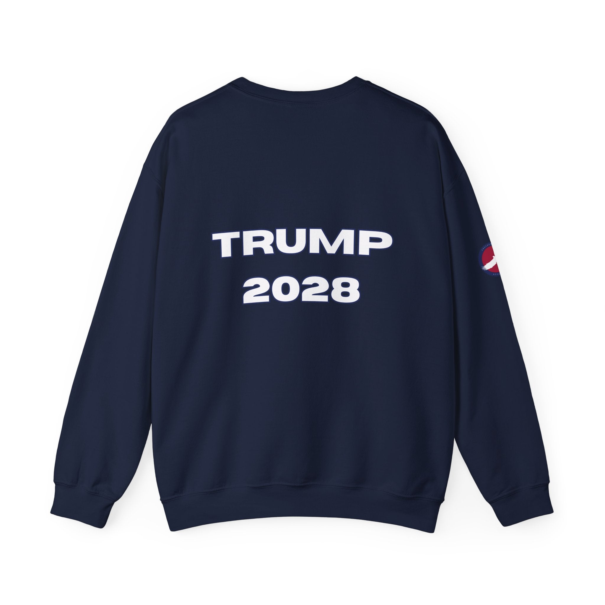 Flag Donald Trump Portrait Sweatshirt – "Long Live The King" Patriotic Crewneck