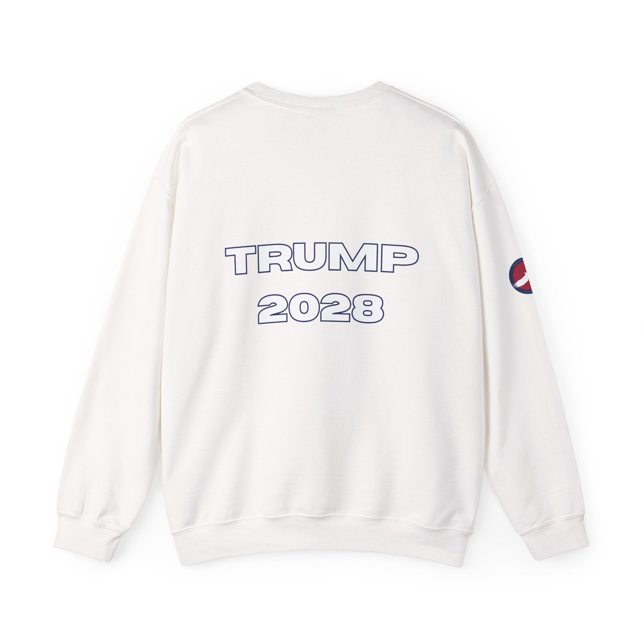Flag Donald Trump Portrait Sweatshirt – "Long Live The King" Patriotic Crewneck