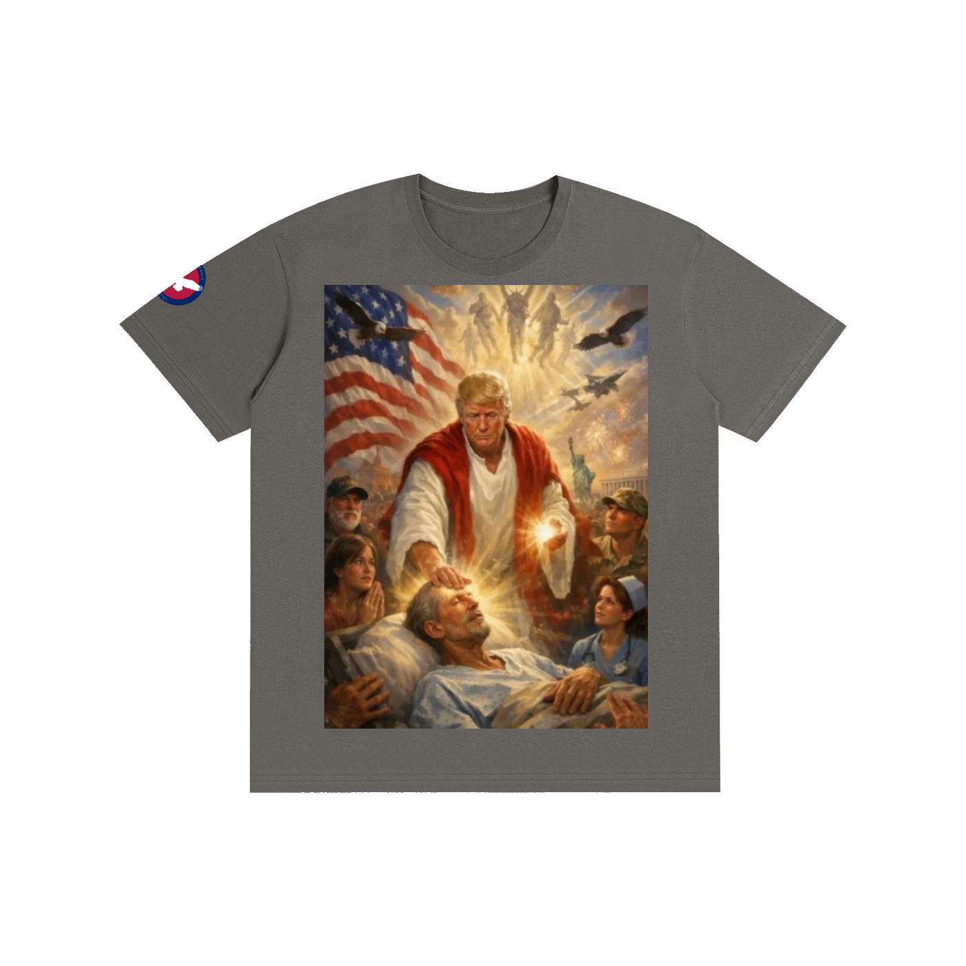 tshirt,healer,trump,political,conservative,patriotic