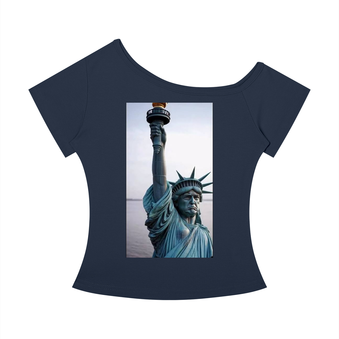 offshoulder,trump,liberty,statue,conservative,republican,political