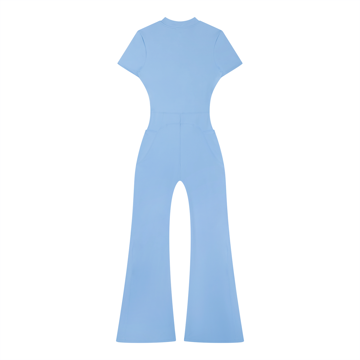 freedom,eagle,patriotic,jumpsuit,flared,quarterzip,modest